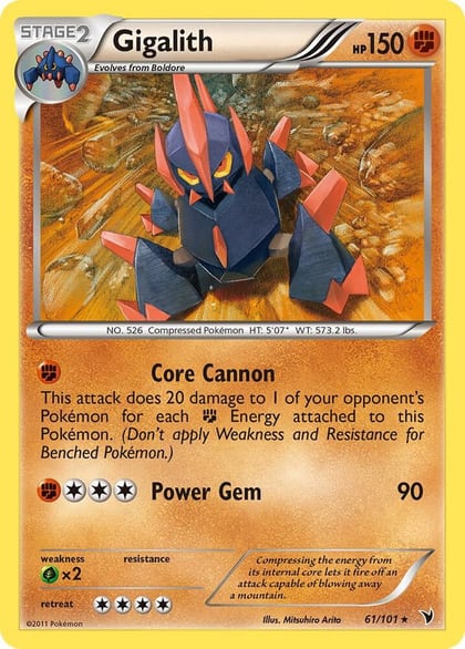 Gigalith, Noble Victories 61/101