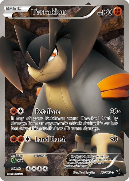 Terrakion (99 Full Art), Noble Victories 99/101