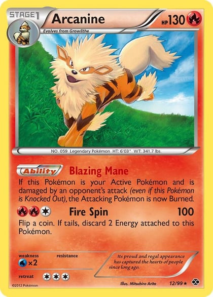 Arcanine (12), Next Destinies 12/99