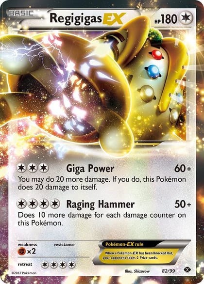 Regigigas EX, Next Destinies 82/99