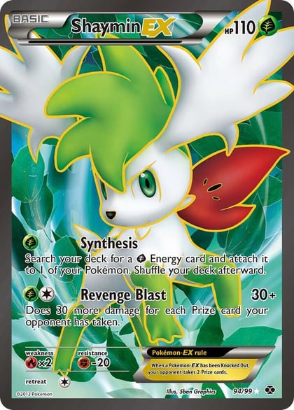 Shaymin EX (94 Full Art), Next Destinies 94/99