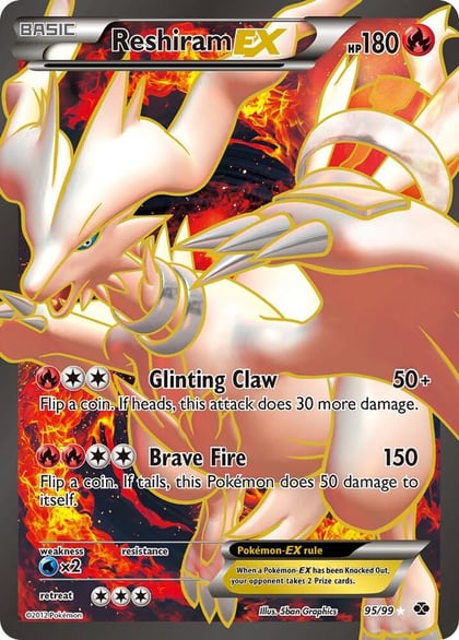 Reshiram EX (95 Full Art), Next Destinies 95/99