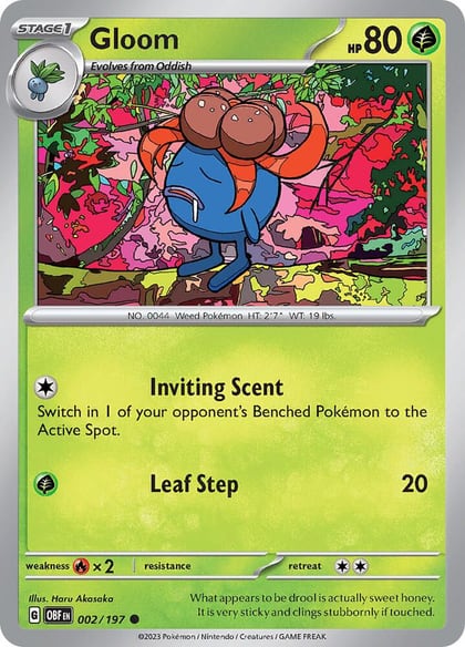 Gloom, SV03: Obsidian Flames 002/197