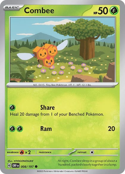 Combee, SV03: Obsidian Flames 008/197