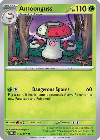 Amoonguss, SV03: Obsidian Flames 010/197