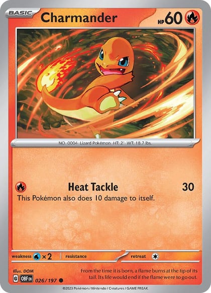 Charmander, SV03: Obsidian Flames 026/197
