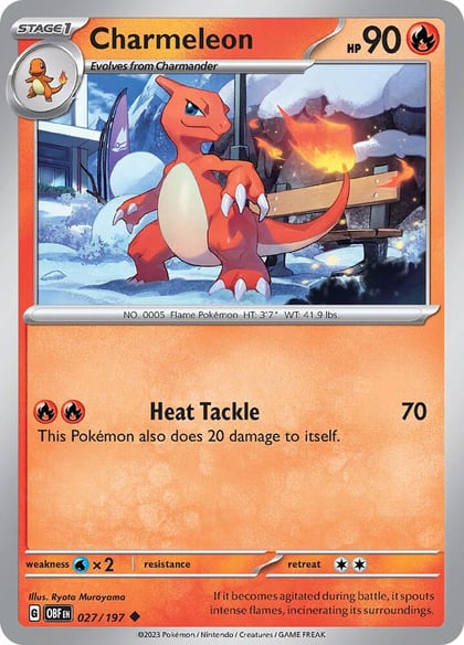 Charmeleon, SV03: Obsidian Flames 027/197