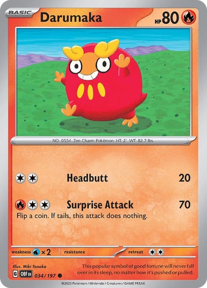 Darumaka, SV03: Obsidian Flames 034/197