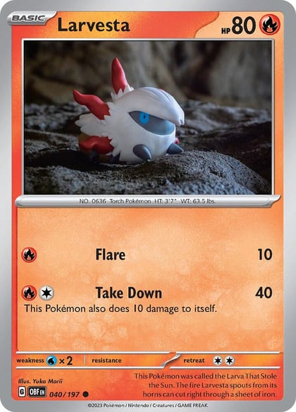 Larvesta, SV03: Obsidian Flames 040/197