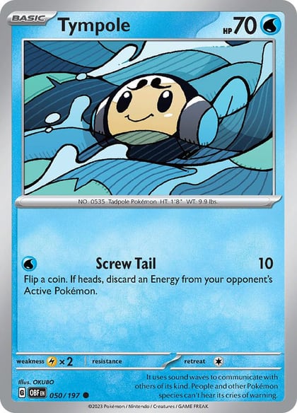 Tympole, SV03: Obsidian Flames 050/197