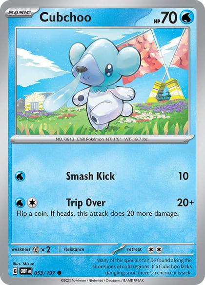 Cubchoo, SV03: Obsidian Flames 053/197