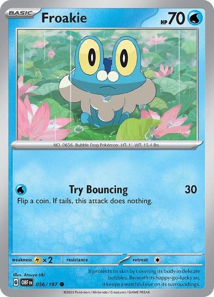 Froakie, SV03: Obsidian Flames 056/197