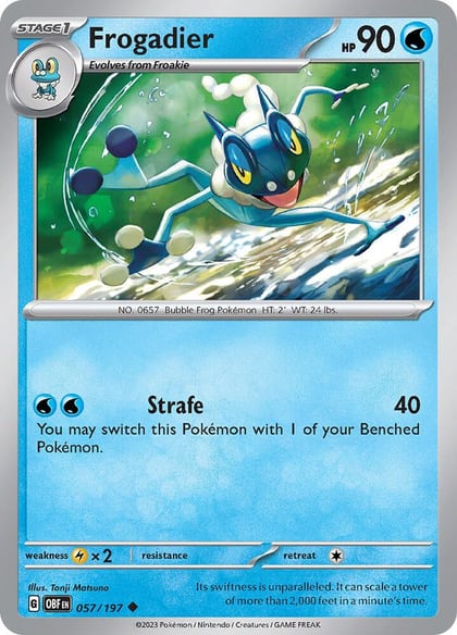 Frogadier, SV03: Obsidian Flames 057/197