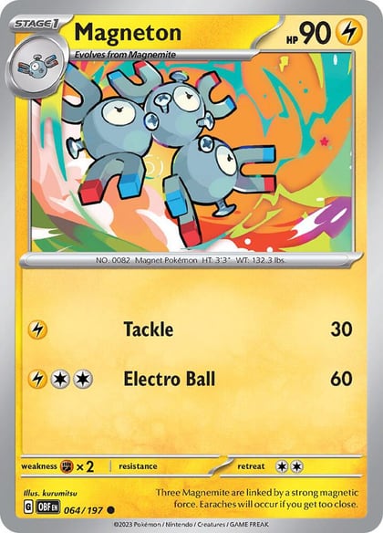 Magneton, SV03: Obsidian Flames 064/197