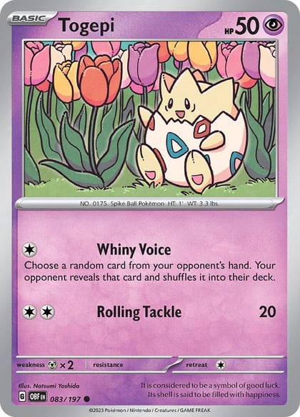 Togepi, SV03: Obsidian Flames 083/197