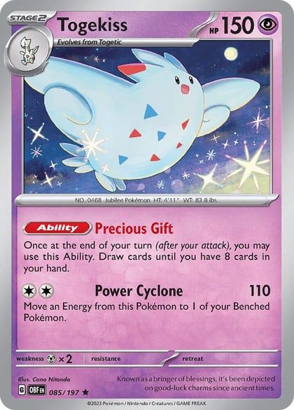 Togekiss, SV03: Obsidian Flames 085/197