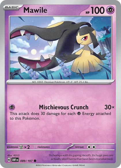 Mawile - 089/197, SV03: Obsidian Flames 089/197