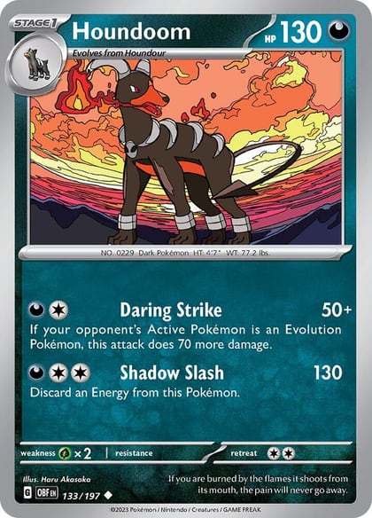 Houndoom, SV03: Obsidian Flames 133/197