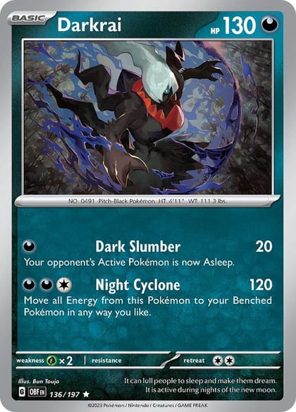 Darkrai, SV03: Obsidian Flames 136/197