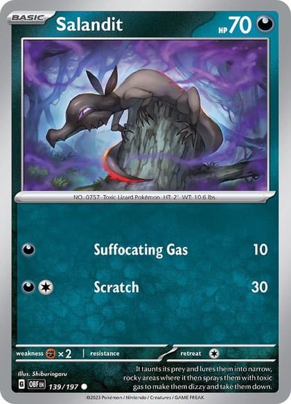 Salandit, SV03: Obsidian Flames 139/197