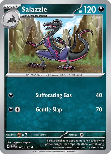 Salazzle, SV03: Obsidian Flames 140/197