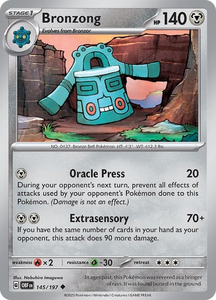 Bronzong, SV03: Obsidian Flames 145/197