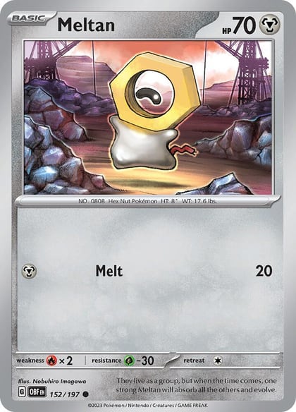 Meltan, SV03: Obsidian Flames 152/197