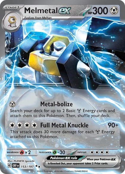 Melmetal ex, SV03: Obsidian Flames 153/197