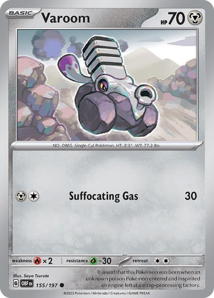 Varoom - 155/197, SV03: Obsidian Flames 155/197