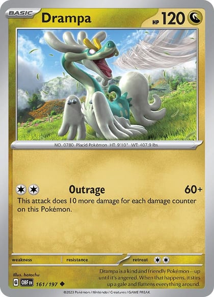 Drampa, SV03: Obsidian Flames 161/197