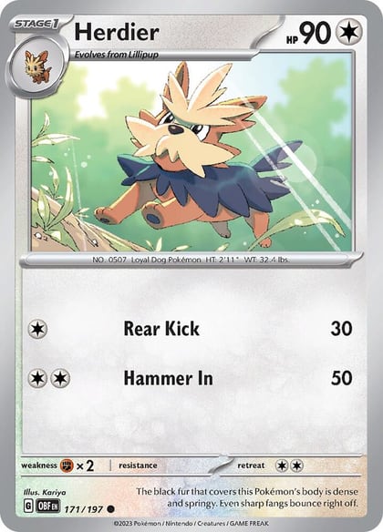 Herdier, SV03: Obsidian Flames 171/197