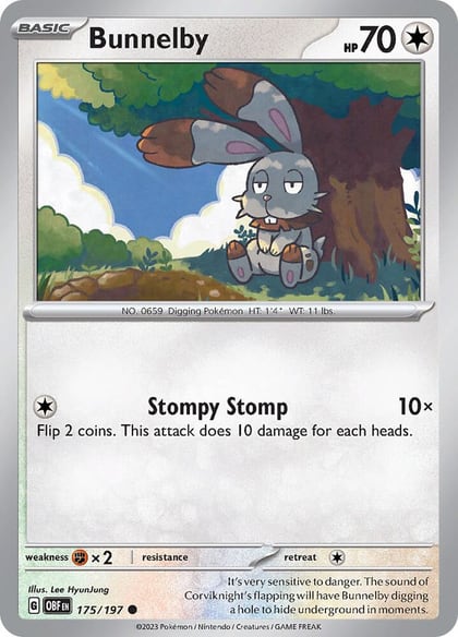 Bunnelby, SV03: Obsidian Flames 175/197