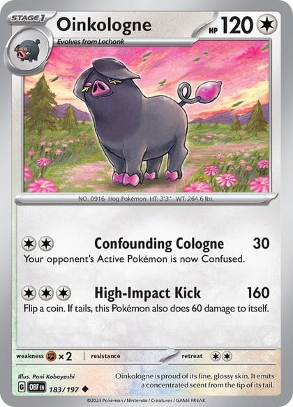 Oinkologne - 183/197, SV03: Obsidian Flames 183/197