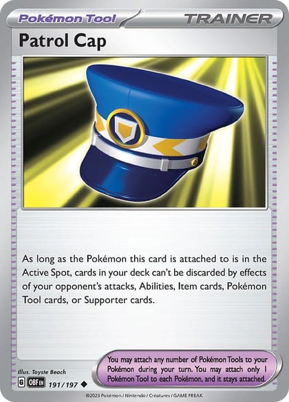Patrol Cap, SV03: Obsidian Flames 191/197