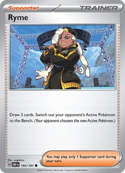 Ryme, SV03: Obsidian Flames 194/197