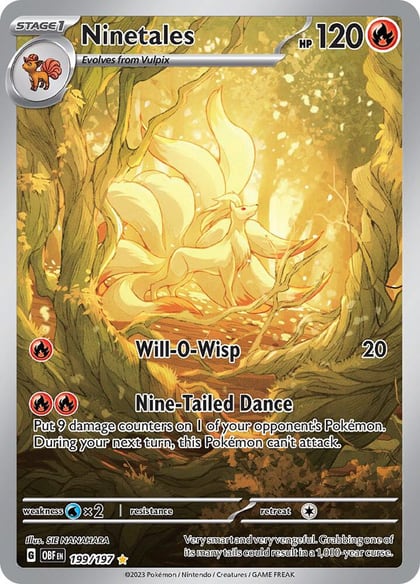 Ninetales -199/197, SV03: Obsidian Flames 199/197