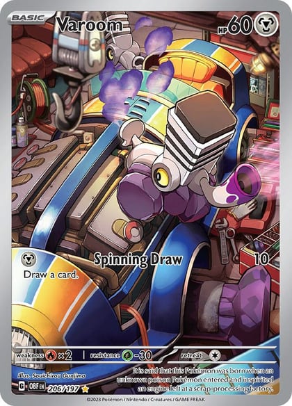 Varoom - 206/197, SV03: Obsidian Flames 206/197
