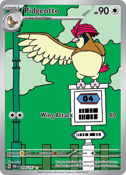 Pidgeotto - 208/197, SV03: Obsidian Flames 208/197