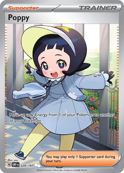 Poppy - 220/197, SV03: Obsidian Flames 220/197