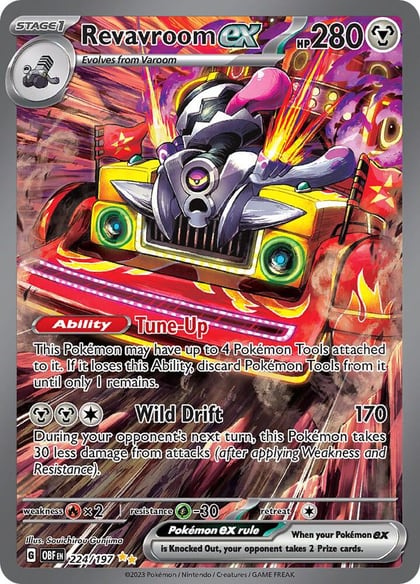 Revavroom ex - 224/197, SV03: Obsidian Flames 224/197