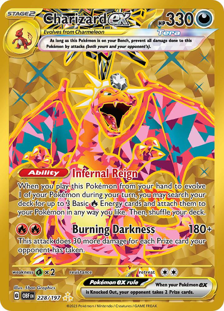 Charizard ex - 228/197, SV03: Obsidian Flames 228/197