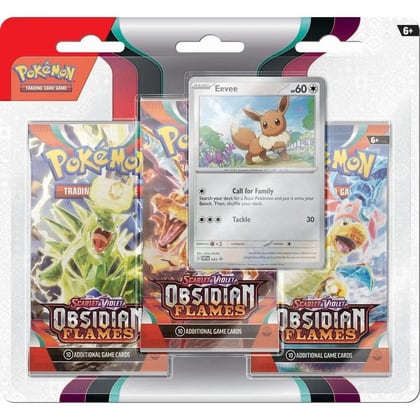 Obsidian Flames 3 Pack Blister [Eevee], SV03: Obsidian Flames P501259