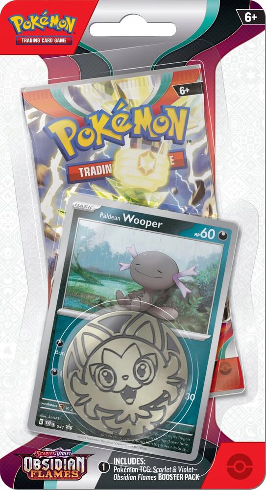 Obsidian Flames Single Pack Blister [Paldean Wooper], SV03: Obsidian Flames P512047
