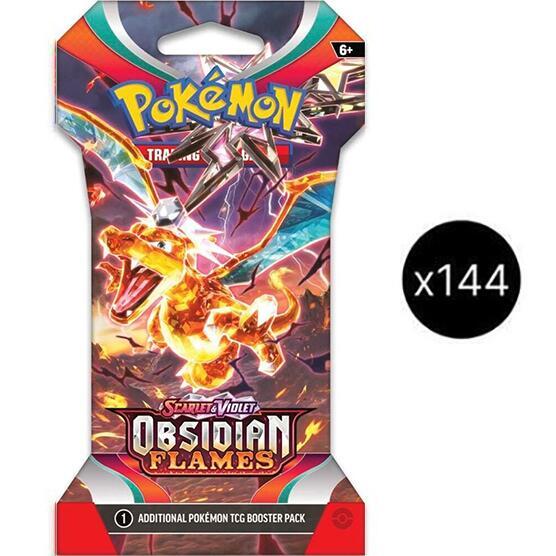 Obsidian Flames Sleeved Booster Pack Case, SV03: Obsidian Flames P606743
