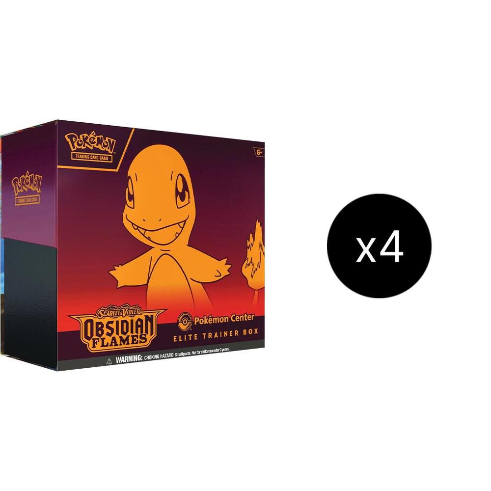 Obsidian Flames Pokemon Center Elite Trainer Box Case (Exclusive), SV03: Obsidian Flames P618341