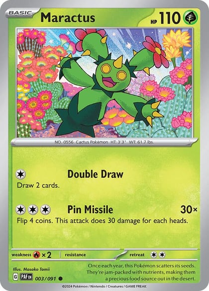 Maractus, SV: Paldean Fates 003/091