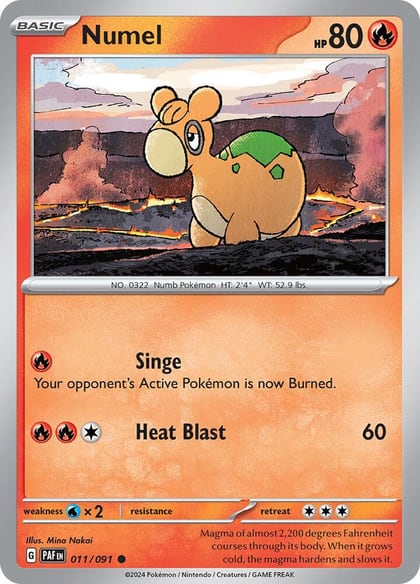 Numel, SV: Paldean Fates 011/091