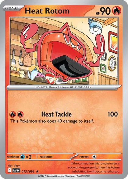 Heat Rotom, SV: Paldean Fates 013/091