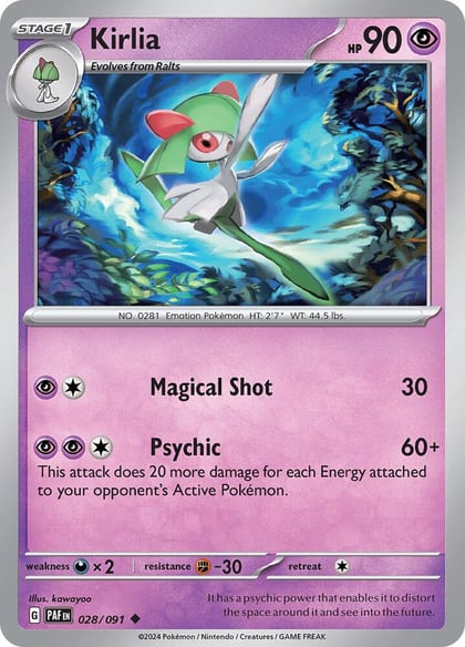 Kirlia - 028/091, SV: Paldean Fates 028/091