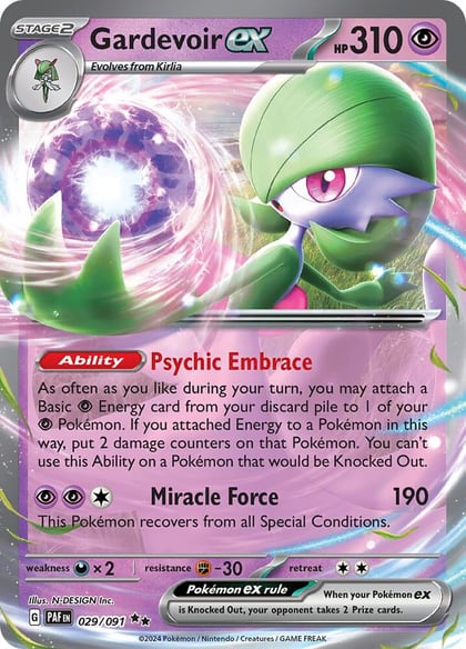 Gardevoir ex - 029/091, SV: Paldean Fates 029/091